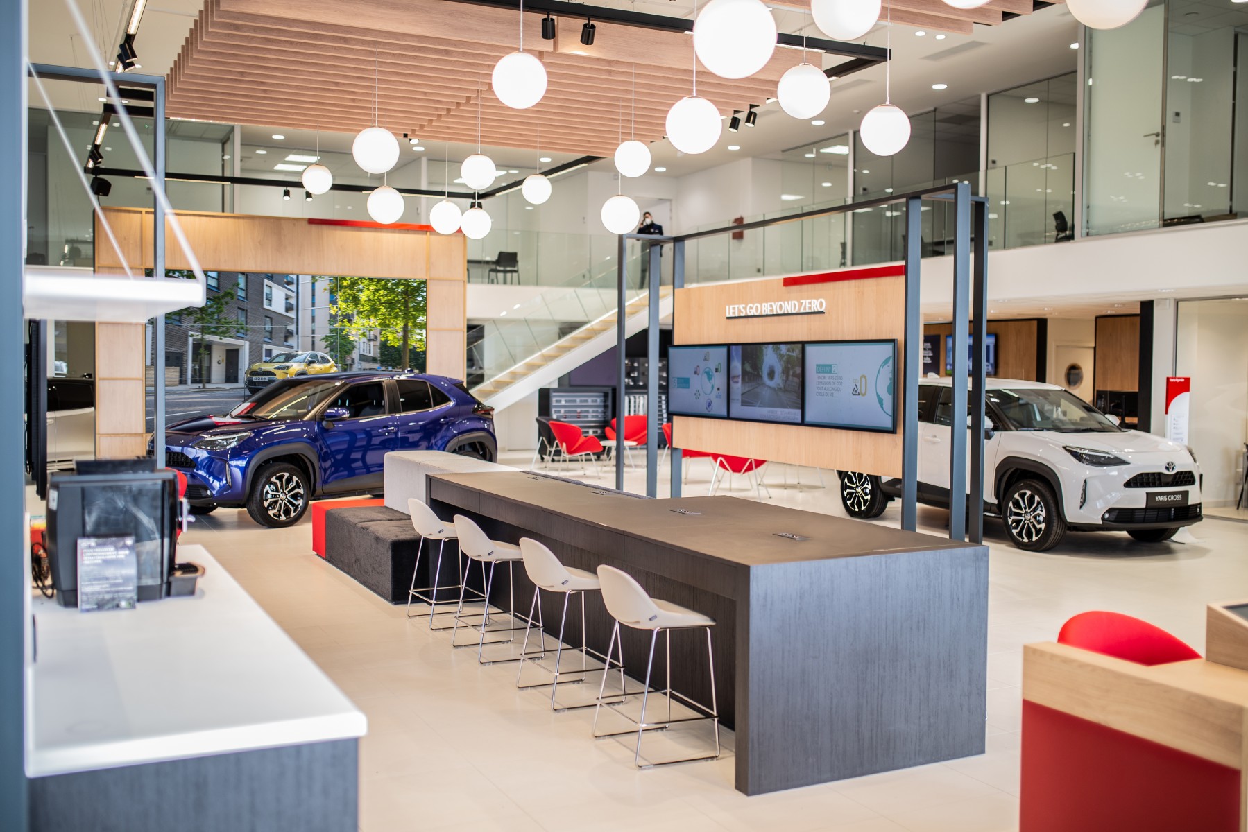 TRISON digital content management interface for Toyota dealerships.