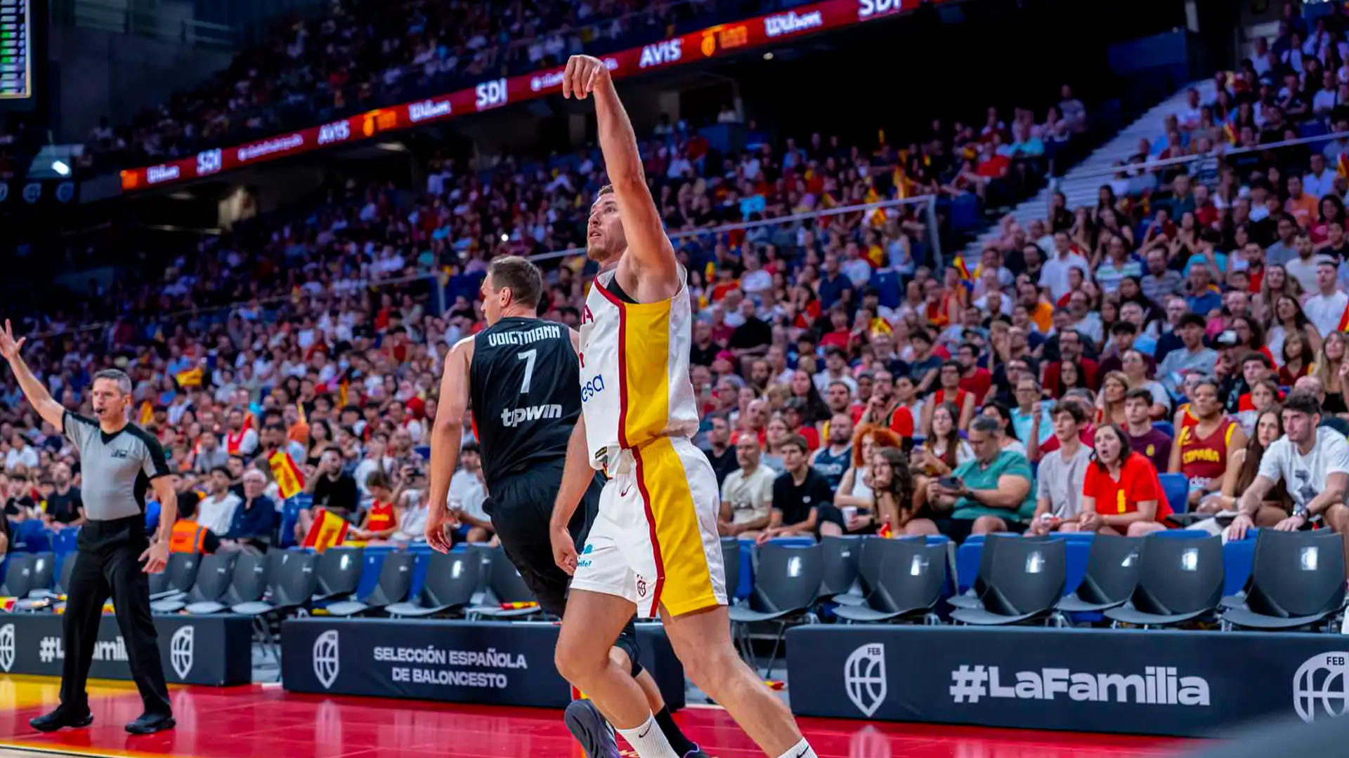 Close-up of LED panels and control systems being calibrated for different arena configurations, highlighting seamless technical integration.