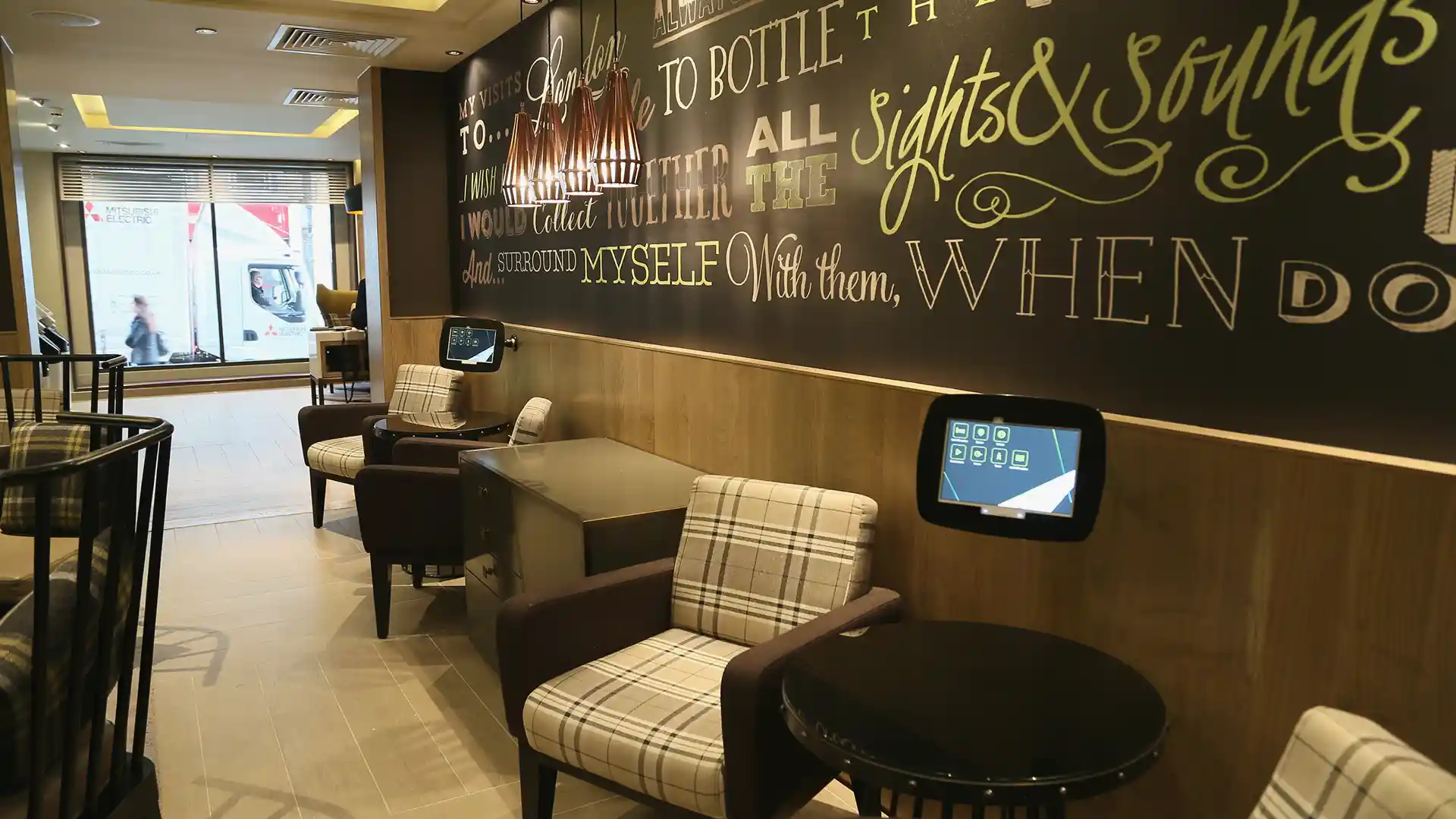 Digital self-check-in kiosks at Hub Premier Inn designed to streamline guest arrival