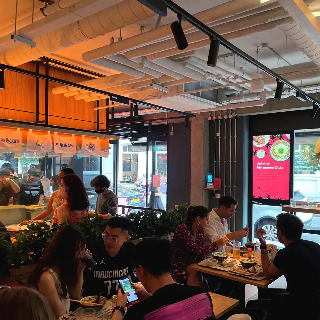 LED “Windows to Japan” installation showing real-time visuals from Tokyo, integrated by TRISON UK.